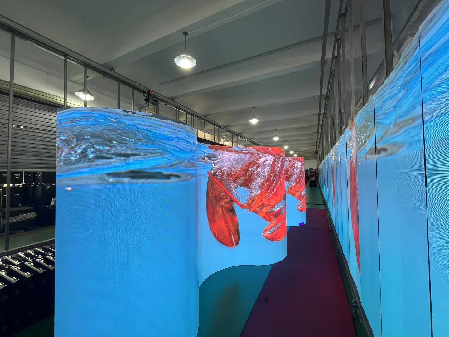 LED screen flexible