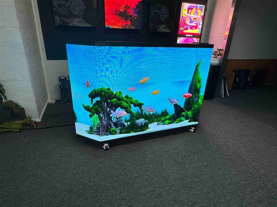 Portable DJ Booth With LED Video Wall Display Screen suppliers