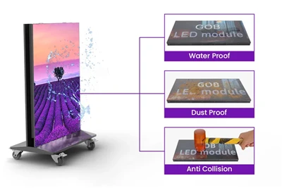 Foldable LED Poster Display Foldable LED Poster Display